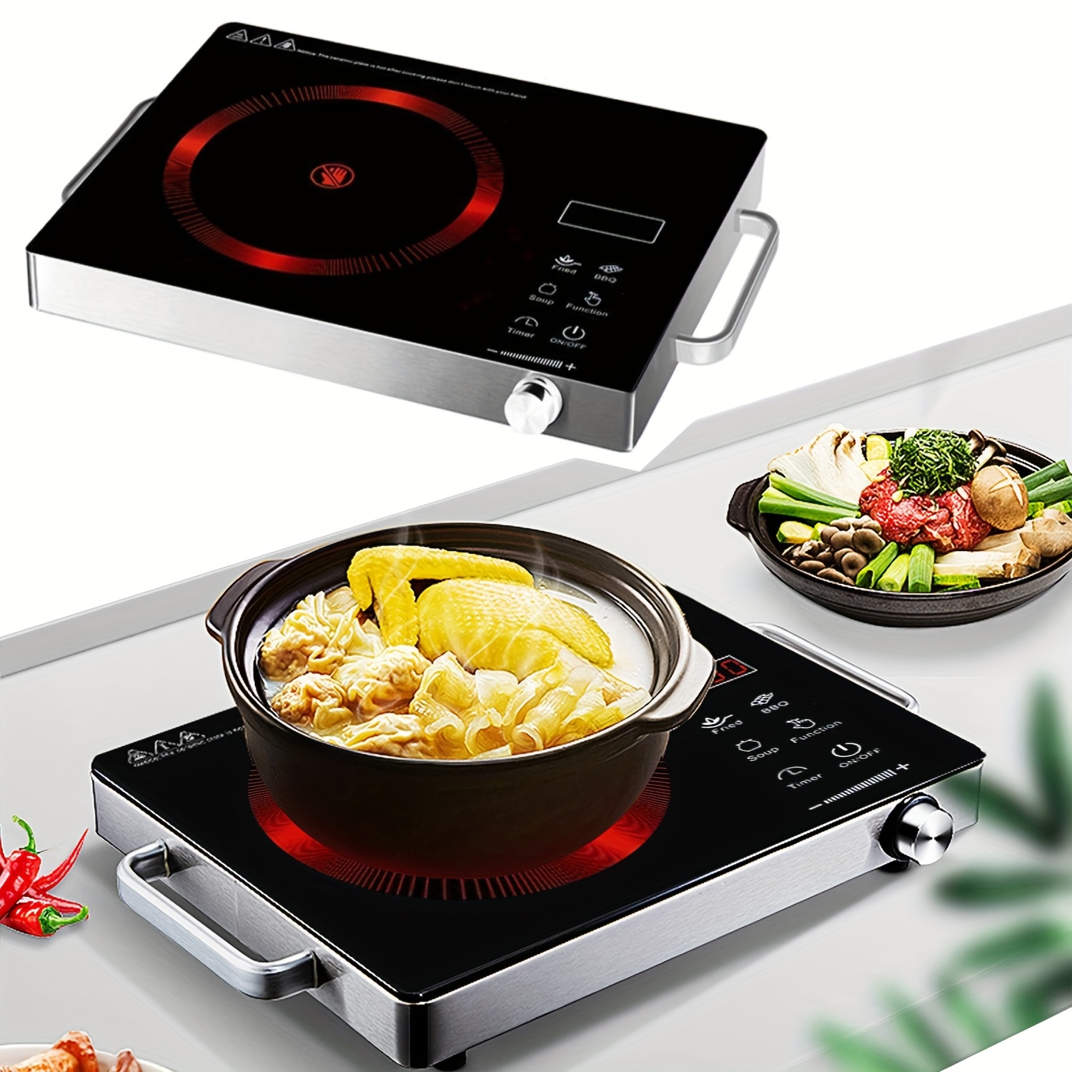 Home Cooking Electric - Electric Ceramic Stove, 2200W Ceramic Stove