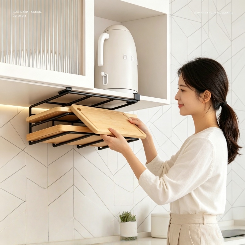 Home Cooking Delivery - Home Household Under Cabinet Hanging Organizer