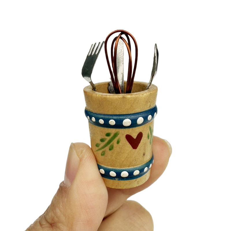 Home Cooking Delivery - New 1:12 Dollhouse Miniature Kitchen Utensils