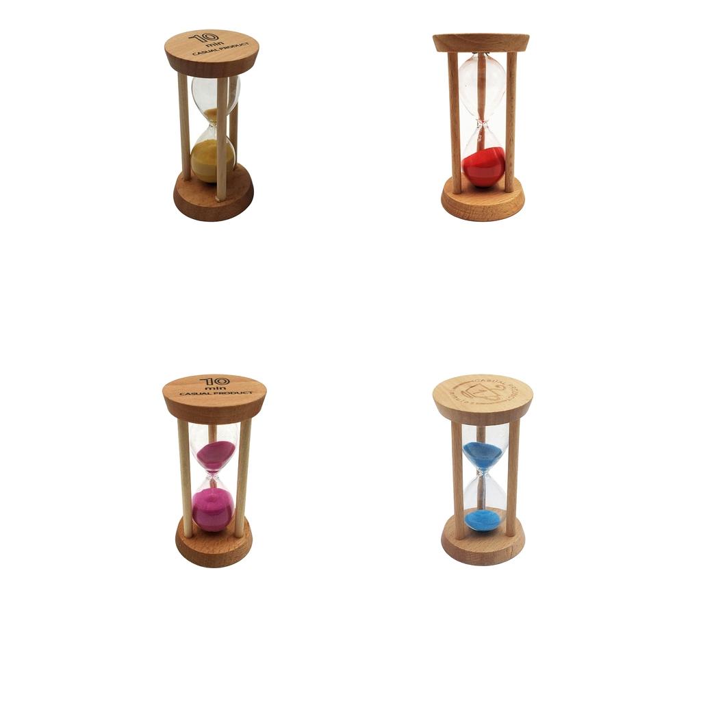 Home Cooking Reading - Hourglass Sand Timer Wooden Frame Sand