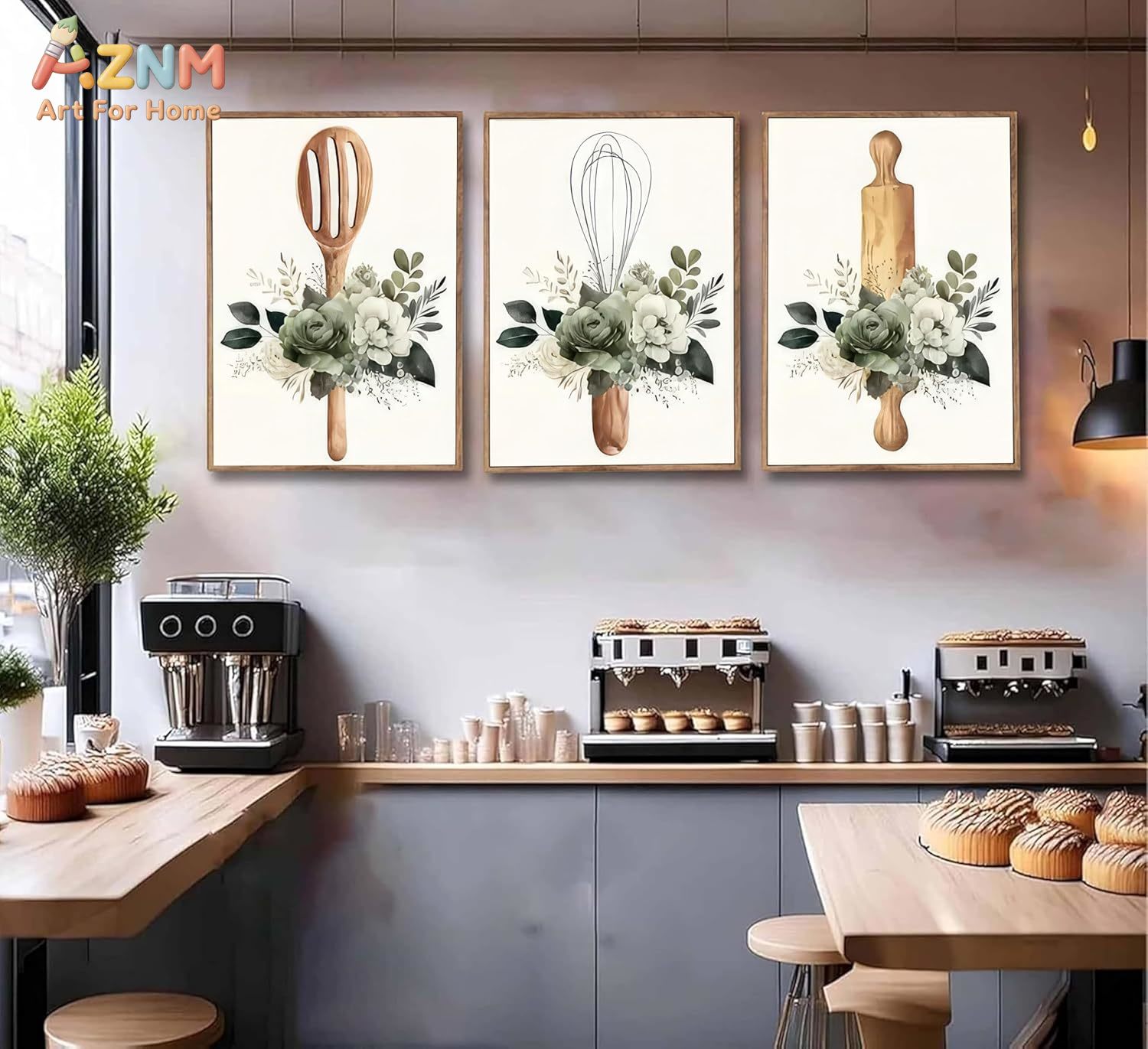 AZNM Kitchen Utensils Floral C - Home Cooking Delivery reseña y precio