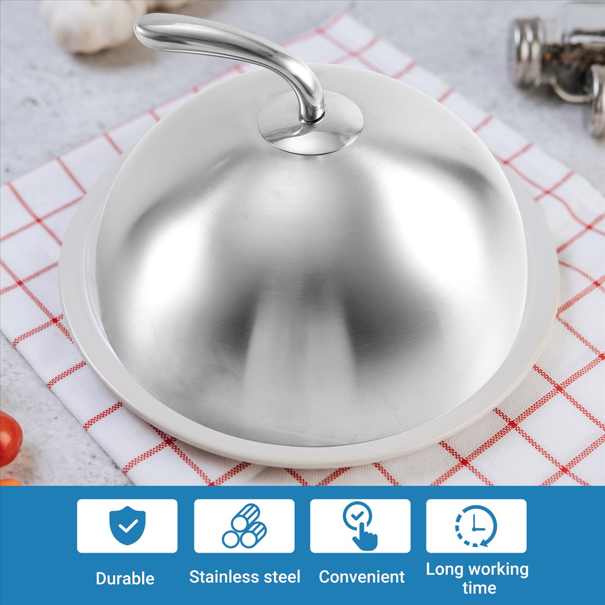 1Pcs 24cm Stainless Steel Stea - Home Cooking Meal reseña y precio