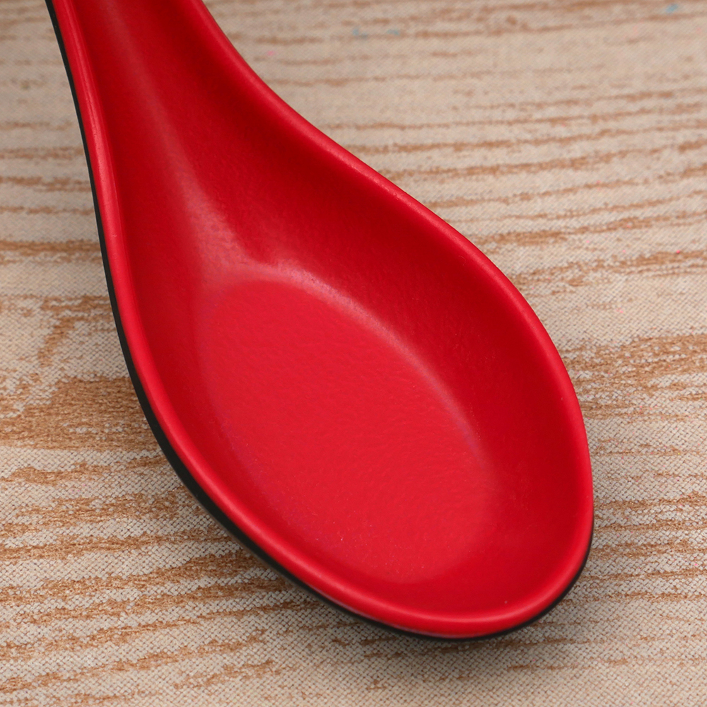Black Red Plastic Spoon Home F - Home Cooking Restaurant reseña y precio