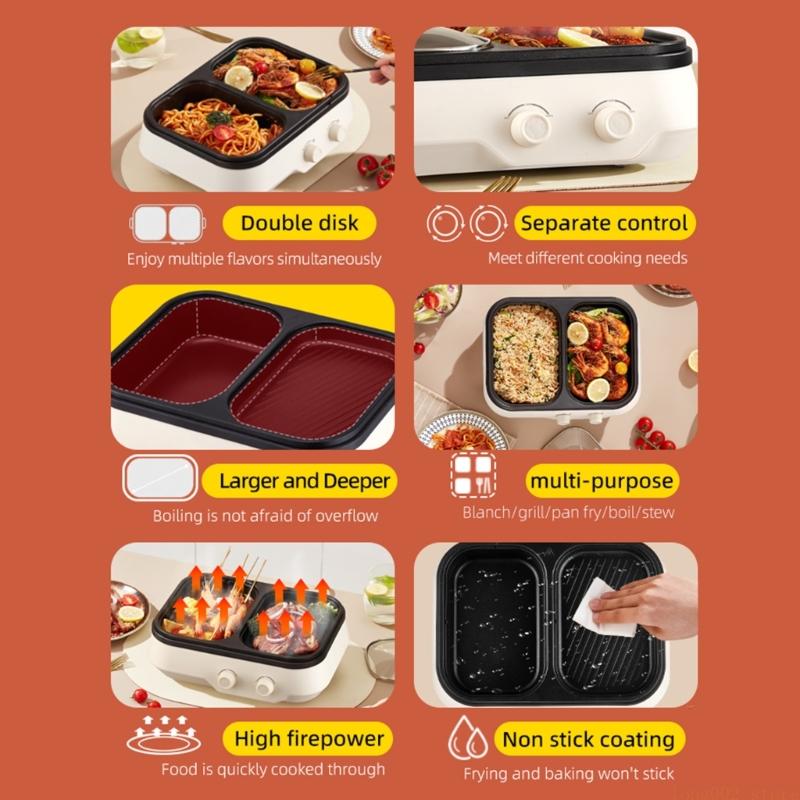 D0AB 1300W Two Zone Cooking An - Home Cooking Meal reseña y precio
