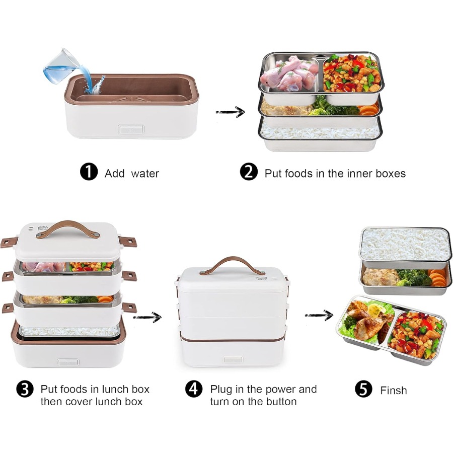 Self Cooking Electric Lunch Bo - Home Cooking Electric reseña y precio
