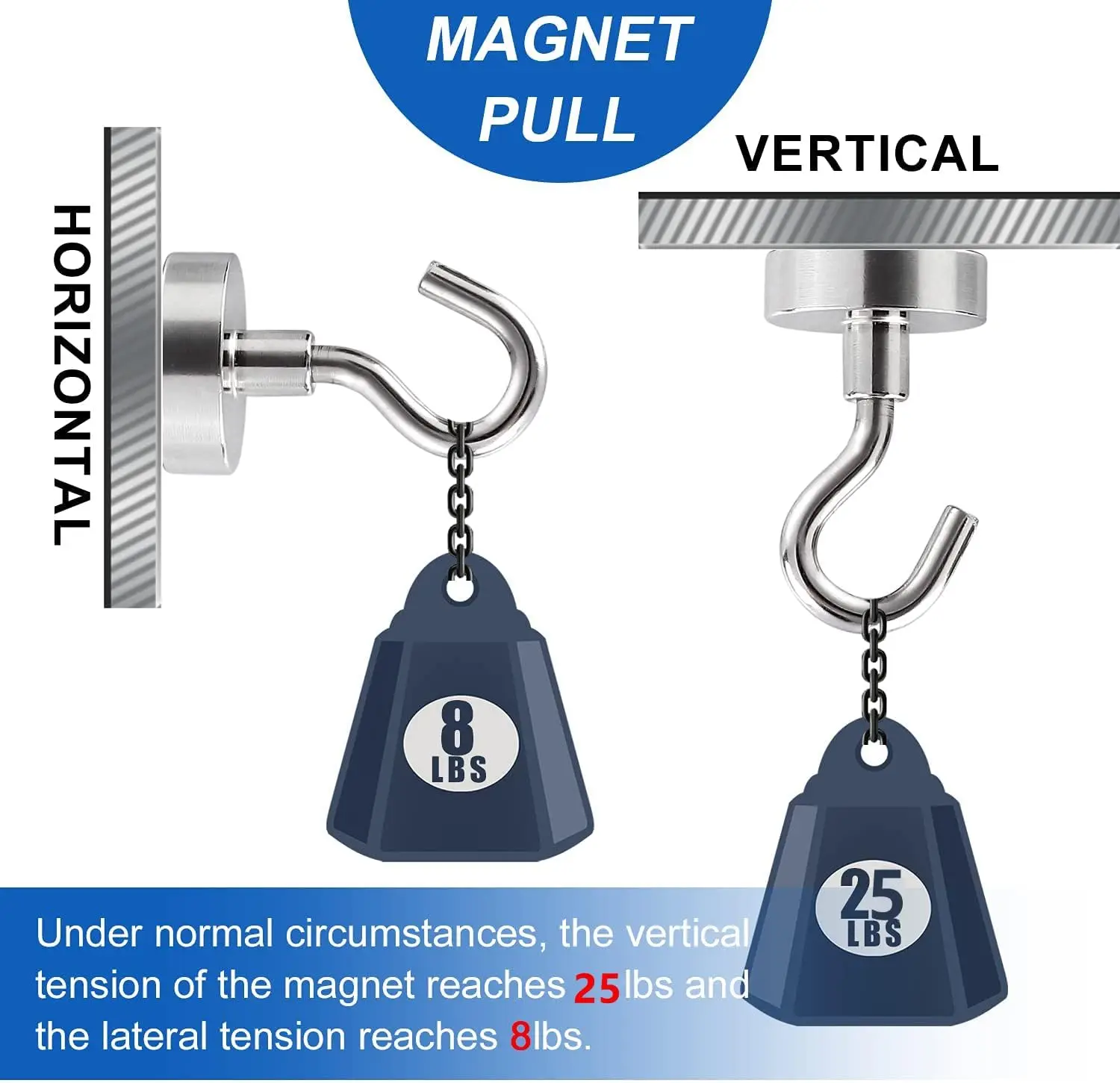 1-80PCS Strong Magnetic Hooks  - Home Cooking Delivery reseña y precio