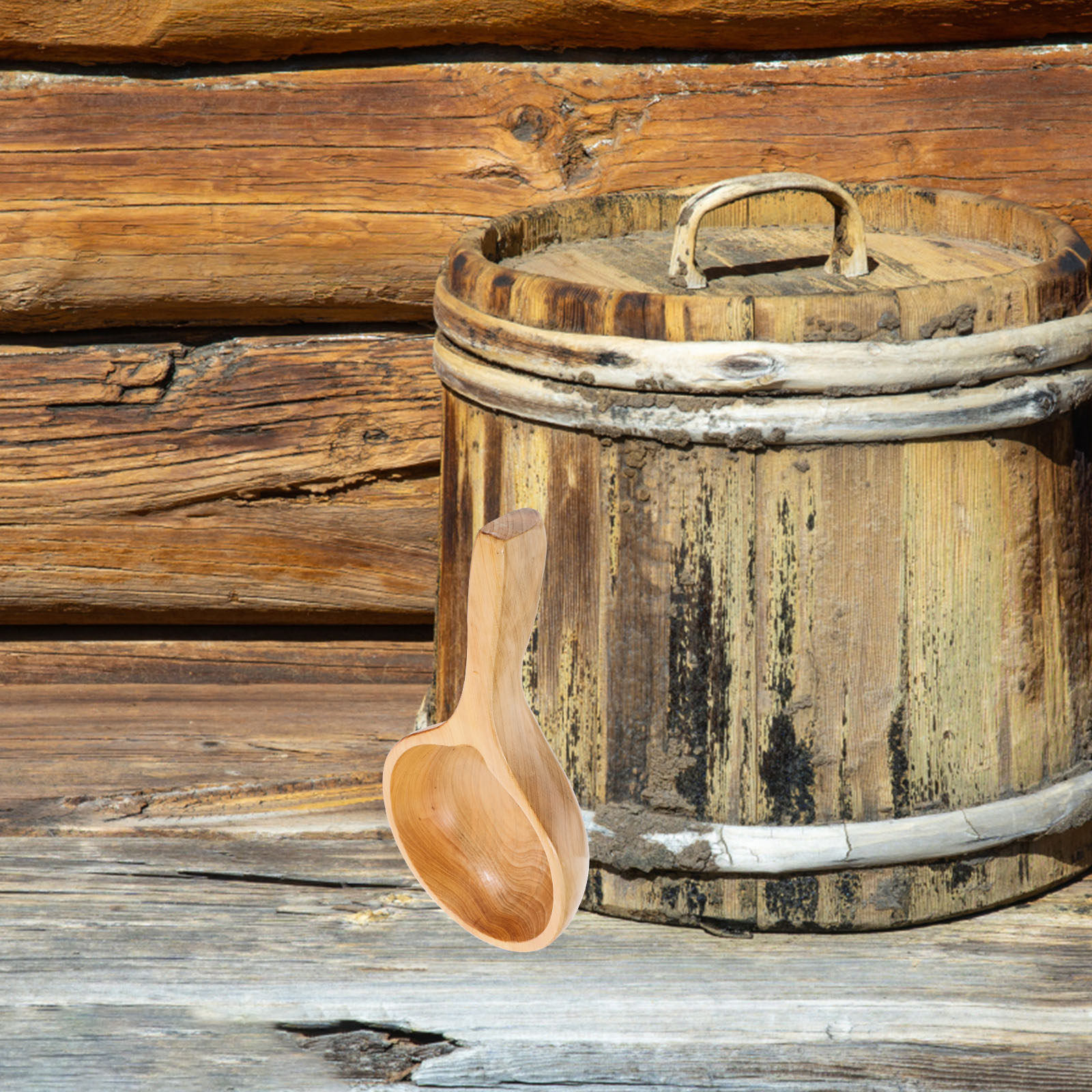 Wood Ladle Water Scoop Ergonom - Home Cooking Restaurant reseña y precio