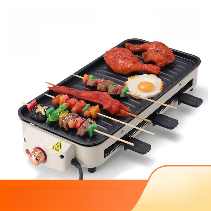 Electric Grill Smokeless BBQ D - Home Cooking Electric reseña y precio