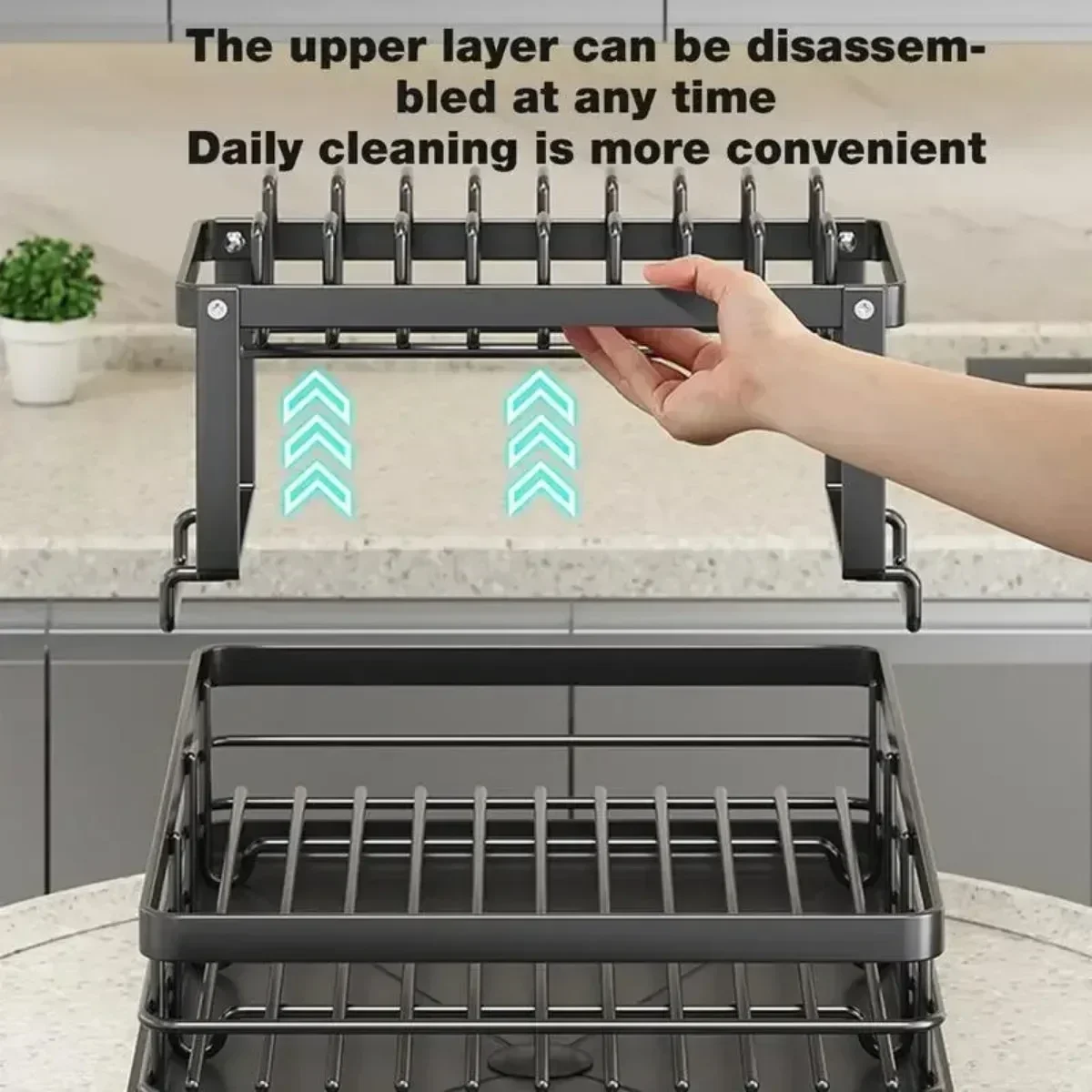 Double Layer Bowl Rack Adjusta - Home Cooking Delivery reseña y precio