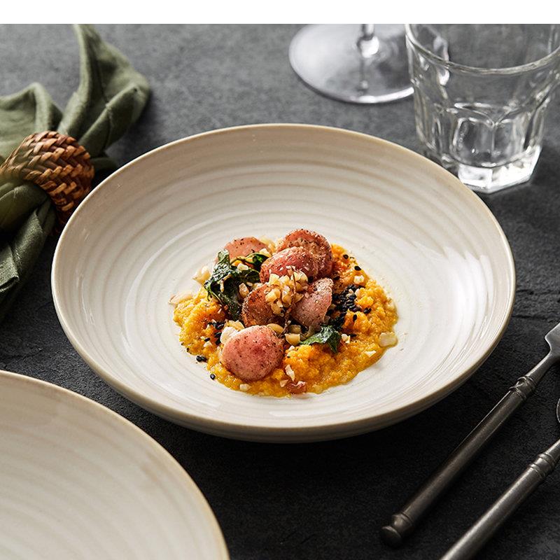 Round Specialty Ceramic Pasta  - Home Cooking Fried Rice reseña y precio