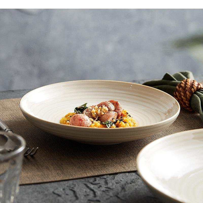 Round Specialty Ceramic Pasta  - Home Cooking Fried Rice reseña y precio