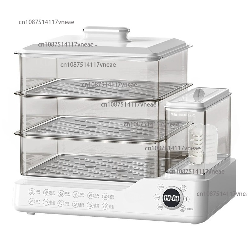 Electric Steamer with Water Ta - Home Cooking Electric reseña y precio