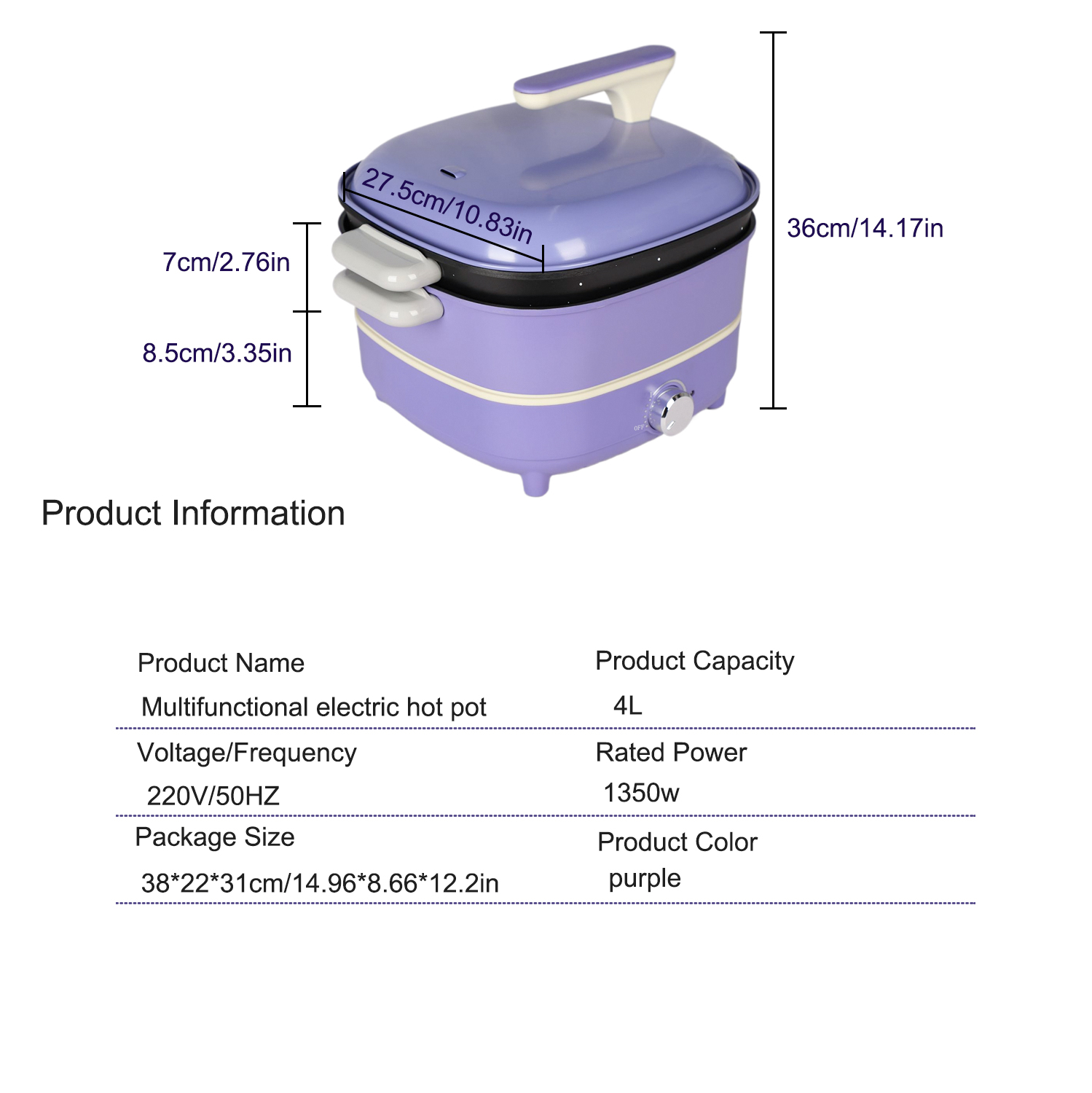 Mitcmolard Modern Multifunctio - Home Cooking Electric reseña y precio
