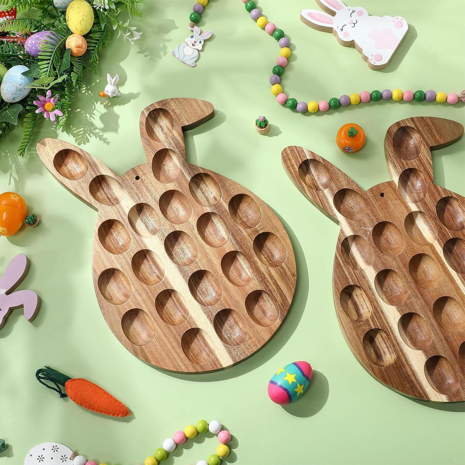 Easter Deviled Egg Platter 21- - Home Cooking Host reseña y precio