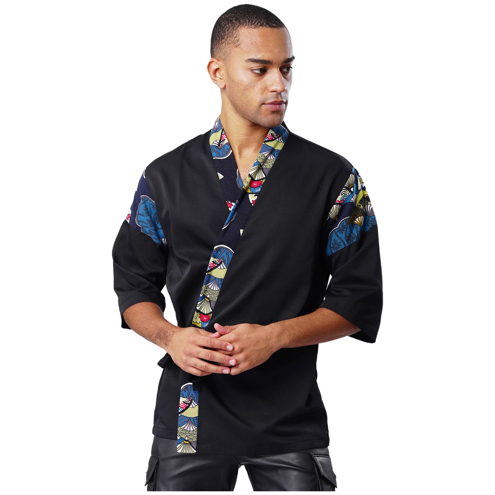 Men's Japanese Sushi Chef Coat - Home Cooking Restaurant reseña y precio