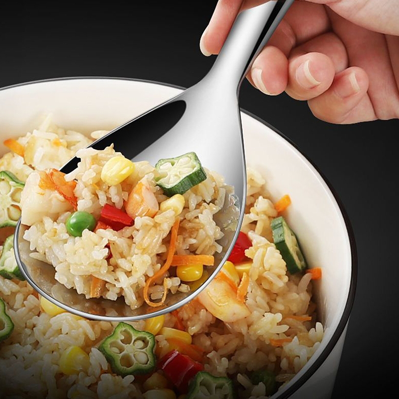 Stainless Steel Rice Spoon Hou - Home Cooking Delivery reseña y precio