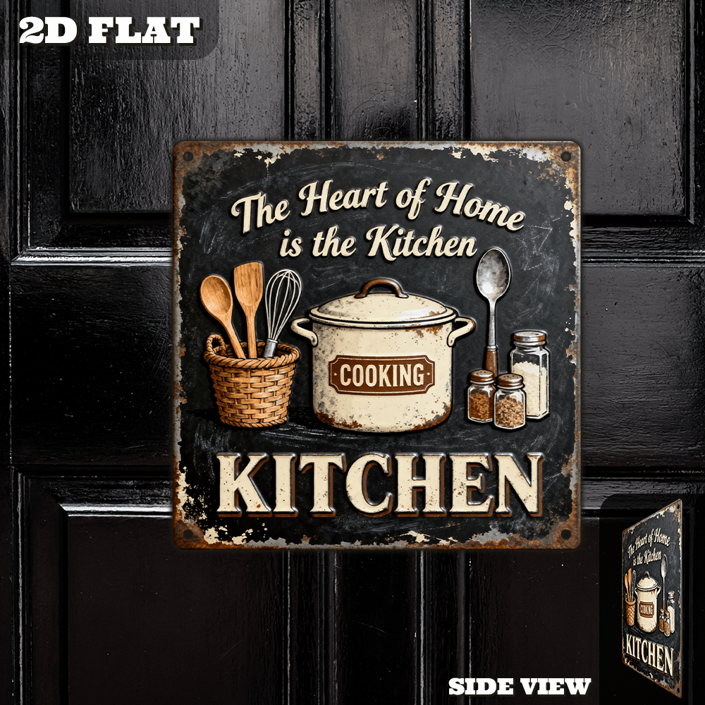 Vintage Metal Kitchen Wall Dec - Home Cooking Delivery reseña y precio