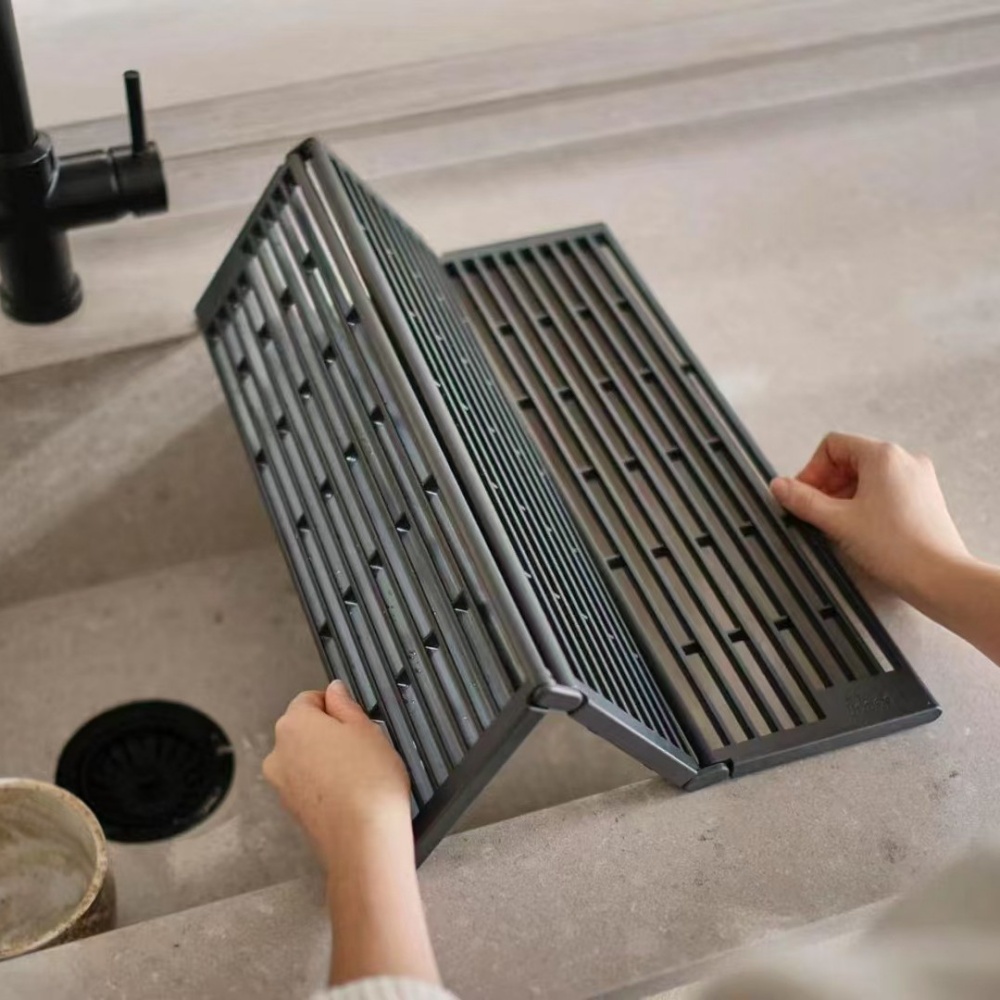 1pc Black Foldable Kitchen Sin - Home Cooking Delivery reseña y precio