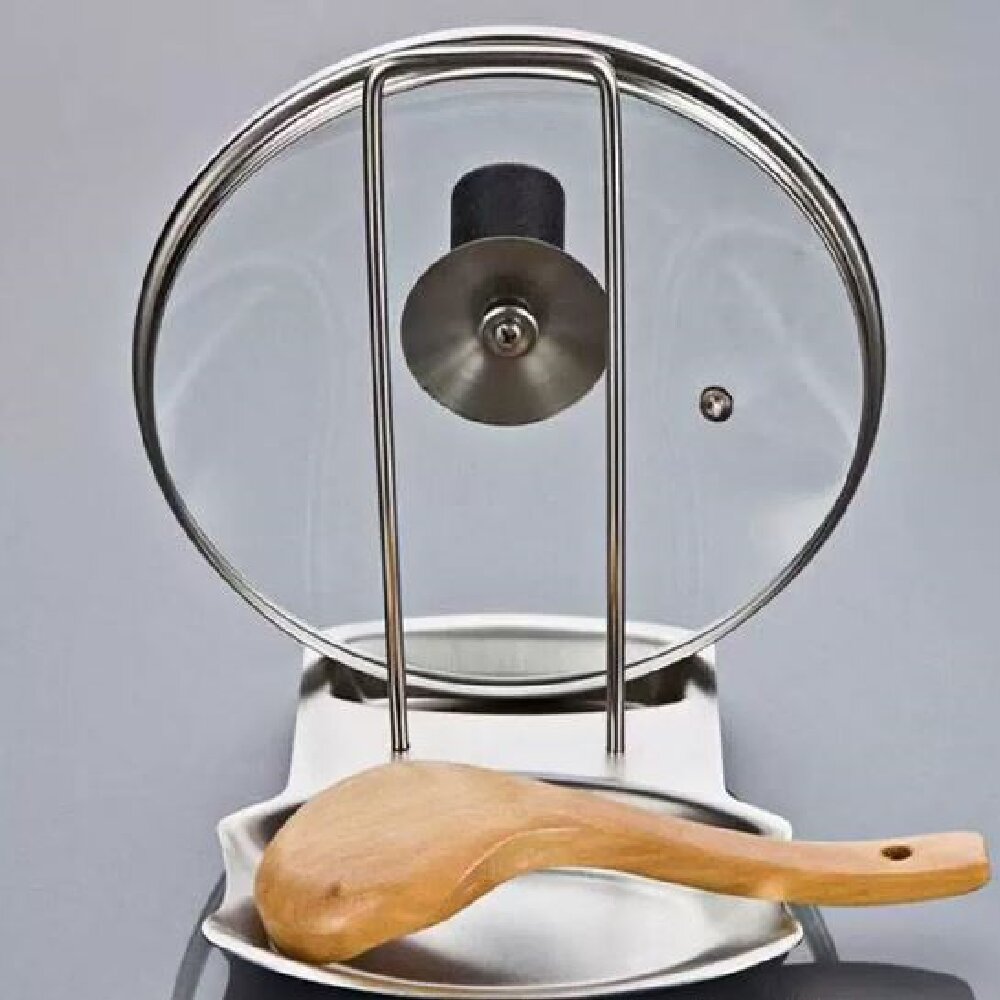 Stainless Steel Pot Lid Holder - Home Cooking Delivery reseña y precio