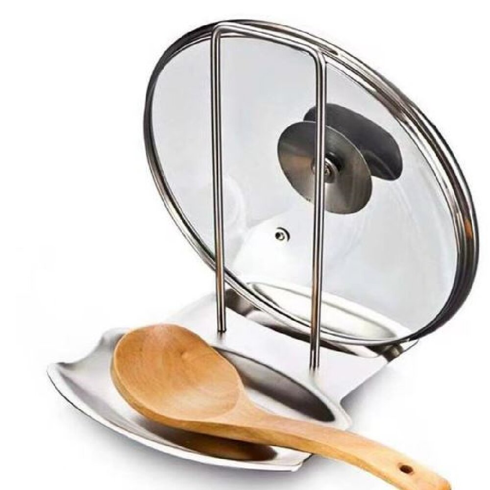 Stainless Steel Pot Lid Holder - Home Cooking Delivery reseña y precio