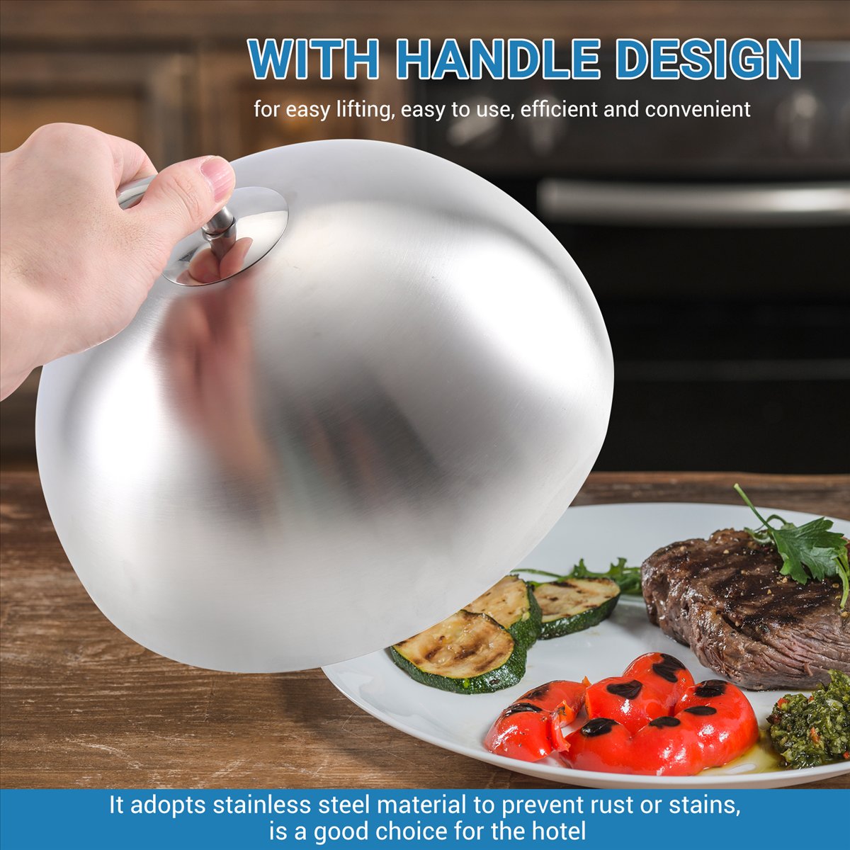 1Pcs 24cm Stainless Steel Stea - Home Cooking Meal reseña y precio