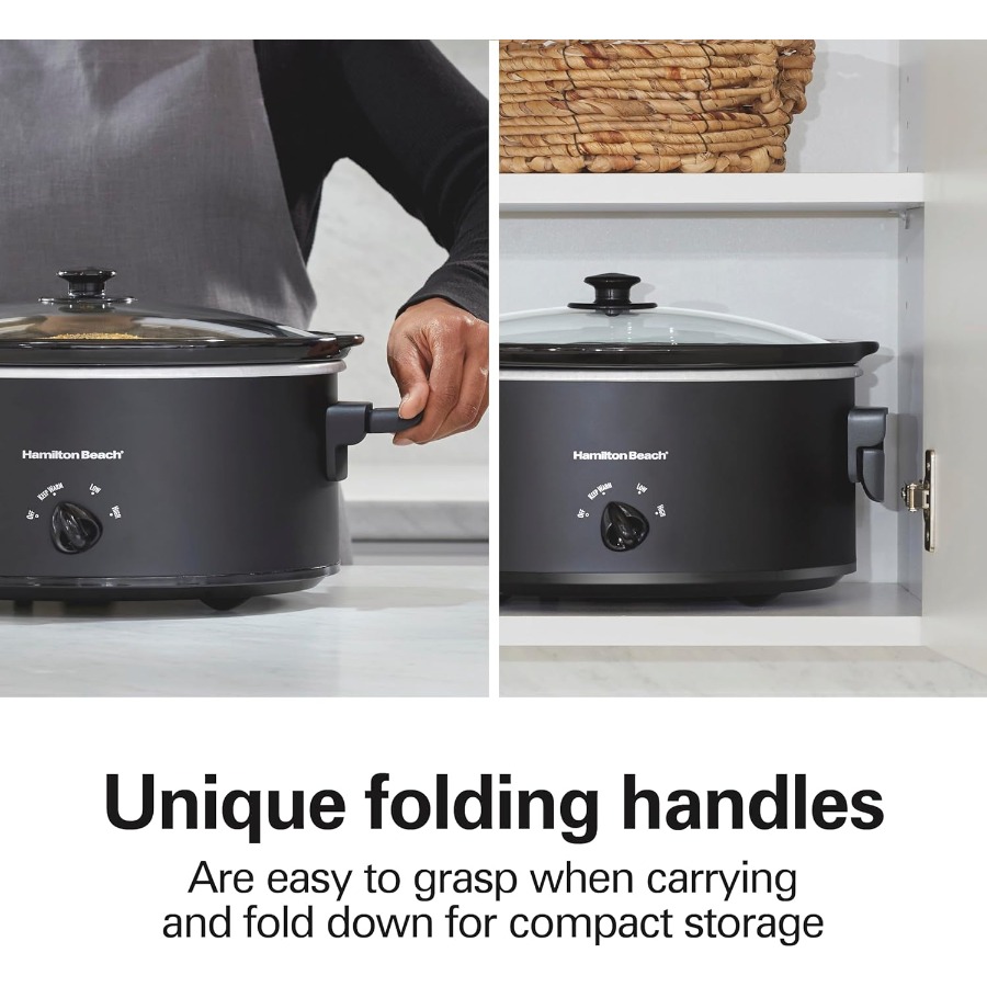 7 Quart Slow Cooker with Space - Home Cooking Meal reseña y precio