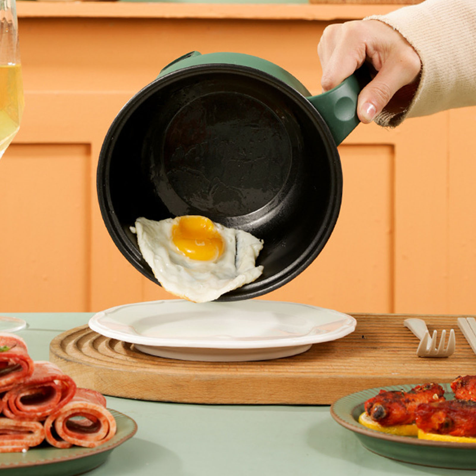 Electric Cooking Pot 1.5L 600W - Home Cooking Electric reseña y precio